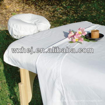 Oreiller de massage en coton blanc